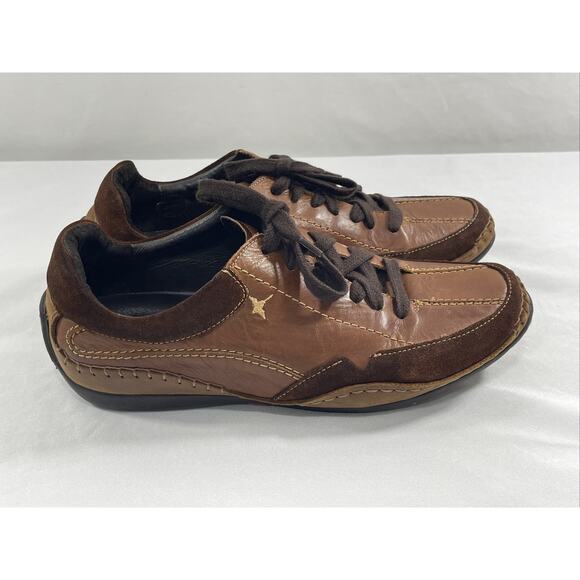 Pikolinos Mens size 42 Hand-Sewn European Walking Shoe Brown Leather. Beautiful